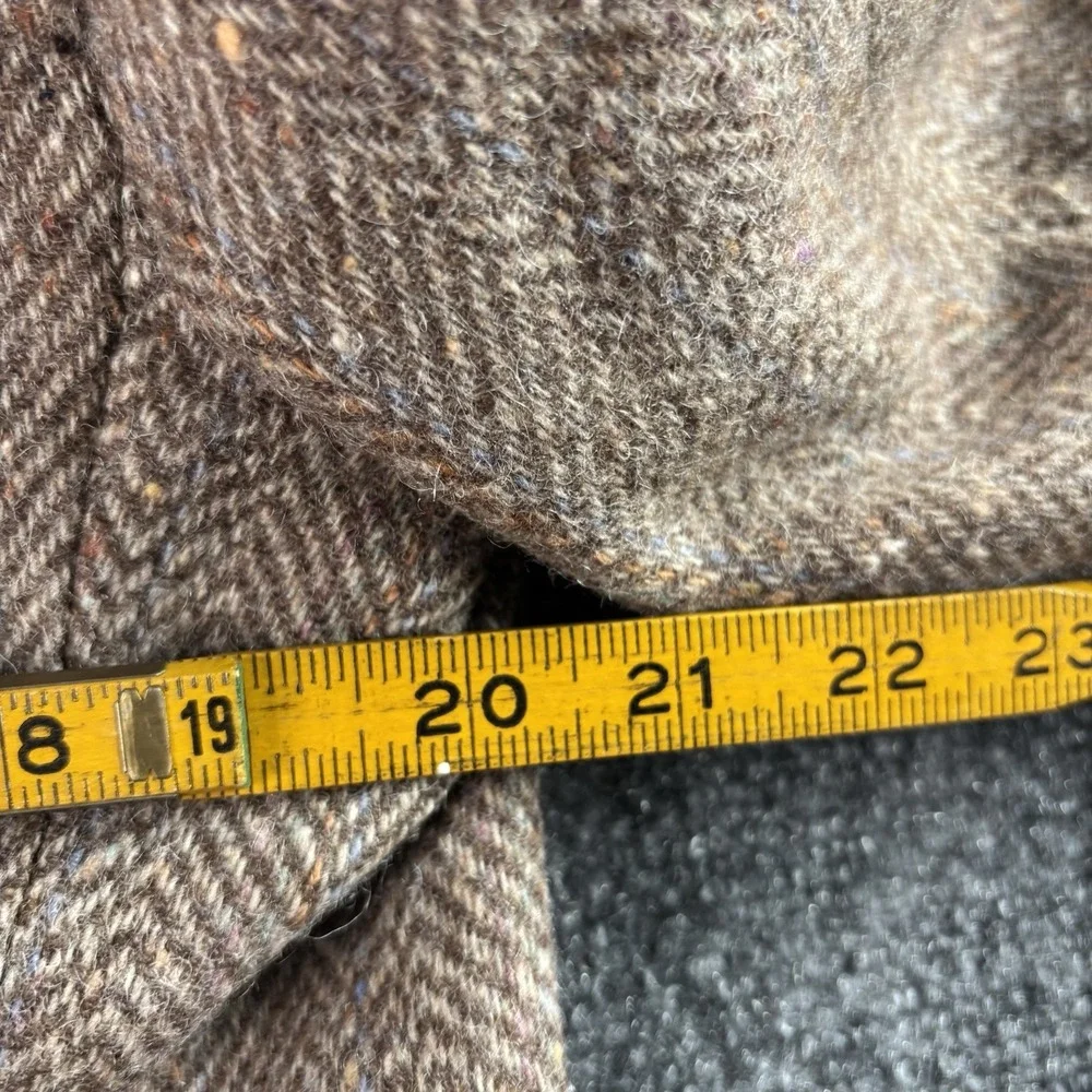 Vtg Levi Strauss Blazer Jacket Men 42R Wool Tweed Sport Coat Herringbone 80s**